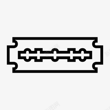 剃须刀安全剃须刀锋利的工具图标图标