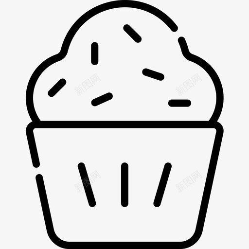 松饼面包房95直系图标svg_新图网 https://ixintu.com 松饼 直系 面包房
