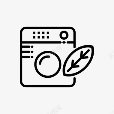 洗衣机图标元素洗衣图标