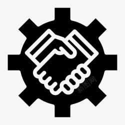 工程合同合同工程81填充图标高清图片