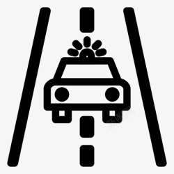 警察街道公路巡逻警察街道图标高清图片