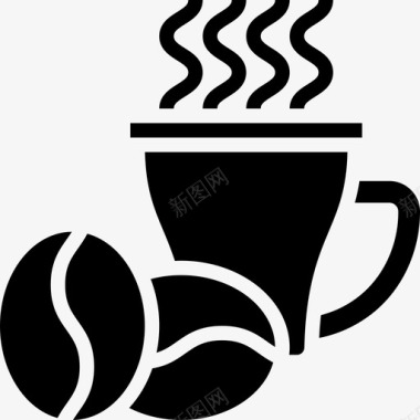 咖啡饮料17字形图标图标
