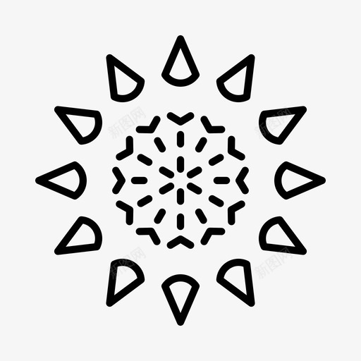 冰晶北极圣诞节图标svg_新图网 https://ixintu.com 冬天 冰晶 北极 圣诞节 雪花