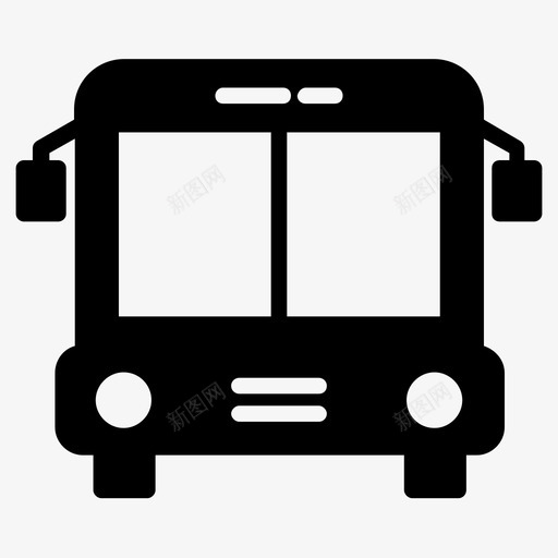巴士汽车校车图标svg_新图网 https://ixintu.com 交通工具 巴士 教育线符号 旅行 校车 汽车 车辆