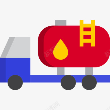 油车污染12平坦图标图标