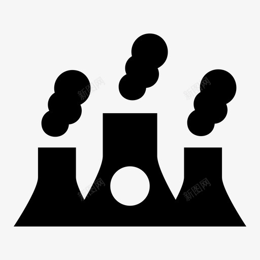 污染空气保护图标svg_新图网 https://ixintu.com 保护 垃圾 污染 环境 空气 自然