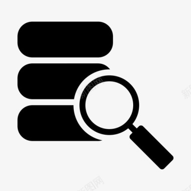搜索数据库查找服务器图标图标