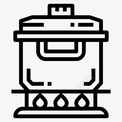 球探球探8号直线型图标高清图片