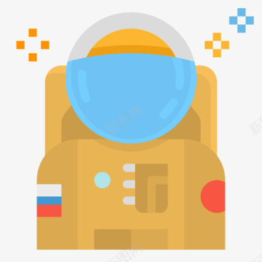 宇航员俄罗斯21岁平躺图标图标