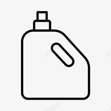 液体肥皂清洁剂家用图标图标