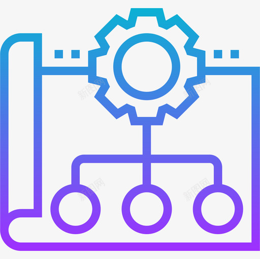 生产公司结构2梯度图标svg_新图网 https://ixintu.com 公司结构2 梯度 生产