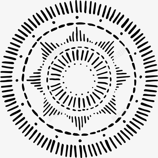手绘曼陀罗波西米亚圆圈图标svg_新图网 https://ixintu.com 图案 圆圈 手绘曼陀罗 手绘曼陀罗图案 波西米亚 部落