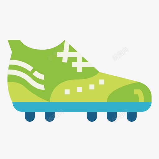 足球鞋鞋22线性颜色图标svg_新图网 https://ixintu.com 线性 足球鞋 颜色
