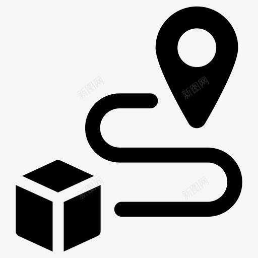 进口包装包裹图标svg_新图网 https://ixintu.com 产品 包装 包裹 运输 进口