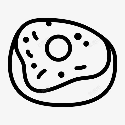甜甜圈拉丝食品图标svg_新图网 https://ixintu.com 拉丝 拉稀食品 洒布 甜甜圈 糖霜 食品
