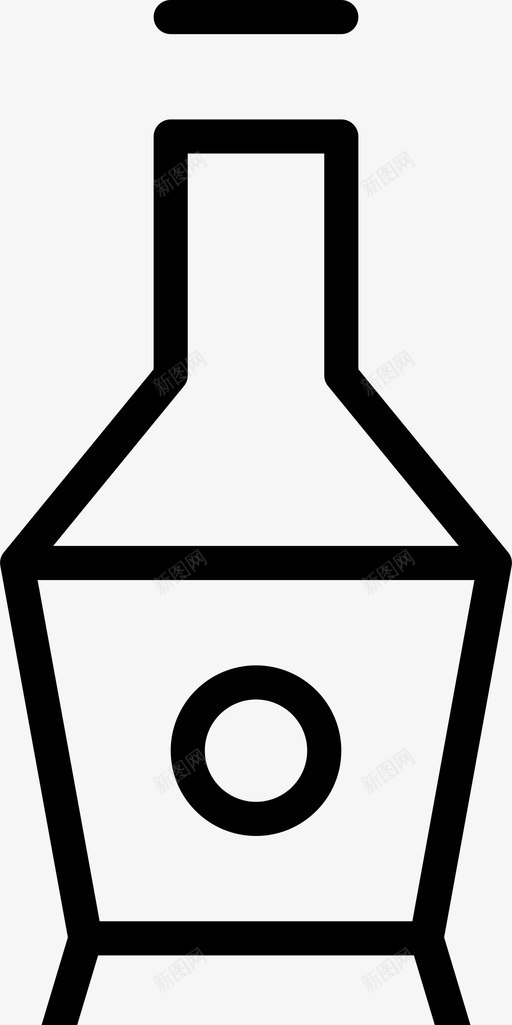 瓶饮料玻璃杯图标svg_新图网 https://ixintu.com 家用 玻璃杯 饮料