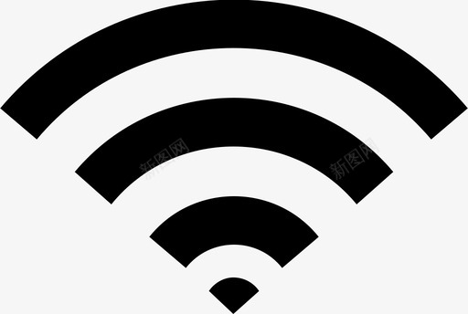 wificonnectconnected图标svg_新图网 https://ixintu.com connect connected internet wifi 无线