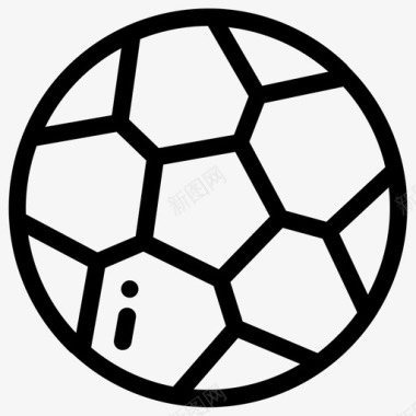 足球学校体育图标图标