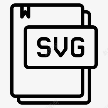 Svg文件类型14线性图标图标