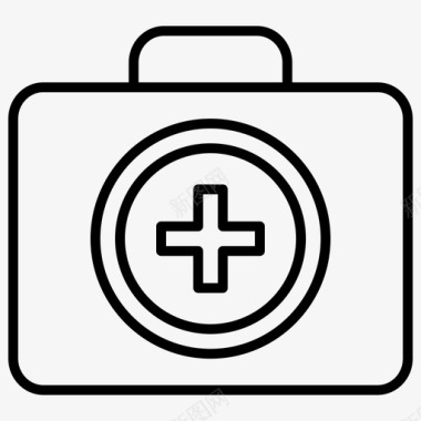 医疗援助急救箱图标图标