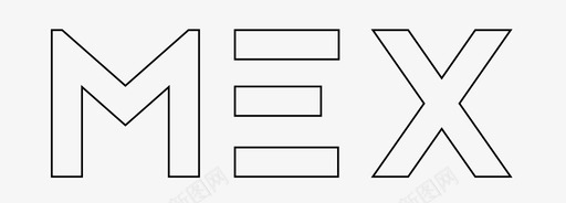 MEX  logo 4svg_新图网 https://ixintu.com MEX  logo 4