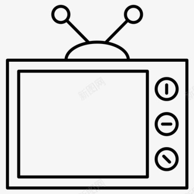 电视媒体电子常规线路组82图标图标