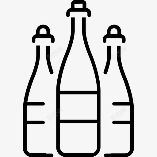 酒吧酒背景图标svg_新图网 https://ixintu.com 啤酒 瓶子 背景 酒吧 酒瓶