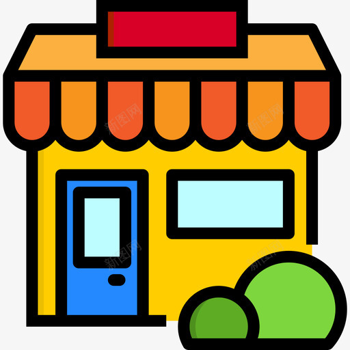 市场网上购物4线性颜色图标svg_新图网 https://ixintu.com 市场 线性 网上购物 颜色