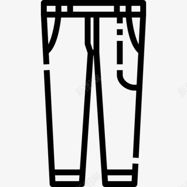 紧身裤衣服牛仔裤图标图标