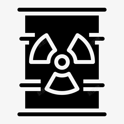 放射性化学38填充图标svg_新图网 https://ixintu.com 化学 填充 放射性