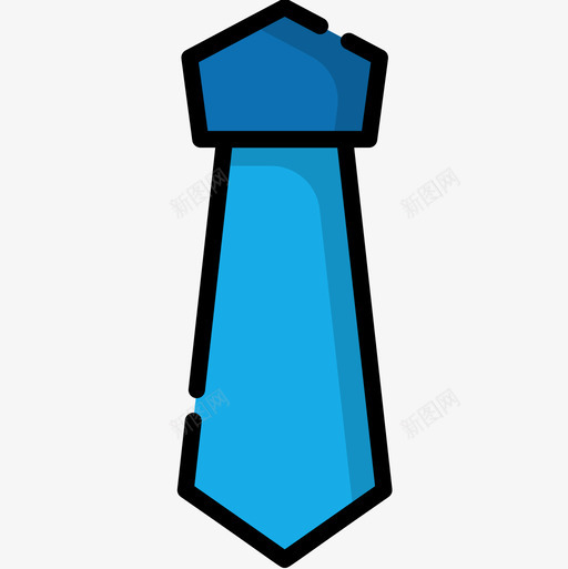 领带经济型46线性颜色图标svg_新图网 https://ixintu.com 线性 经济型 领带 颜色