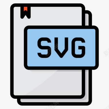 Svg文件类型15线性颜色图标图标