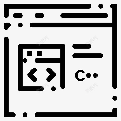 c编码编码图标svg_新图网 https://ixintu.com c 开发 编码 编程和编码