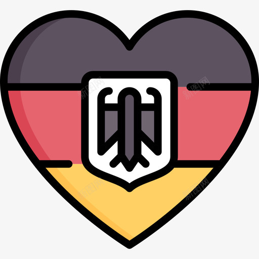 德国德国14线性颜色图标svg_新图网 https://ixintu.com 德国 德国14 线性颜色