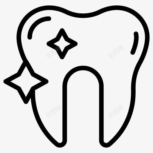 健康牙齿向量牙齿护理牙齿健康图标svg_新图网 https://ixintu.com 健康牙齿 健康牙齿向量 牙齿健康 牙齿护理 药物和药房线向量图标集 起泡牙齿 闪亮牙齿