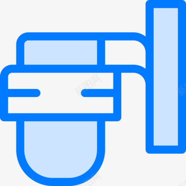 建筑与城市城市便利设施2蓝色图标图标