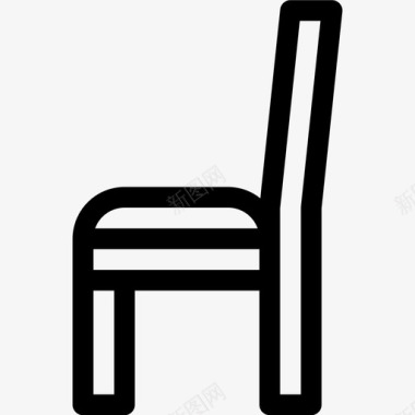 椅子坐着等着的椅子图标图标