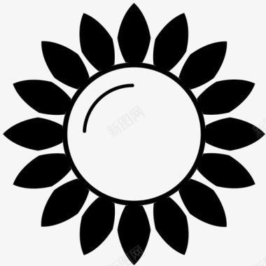 太阳抽象艺术阳光图标图标