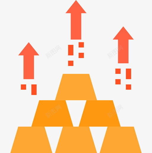 黄金投资30持平图标svg_新图网 https://ixintu.com 投资 持平 黄金