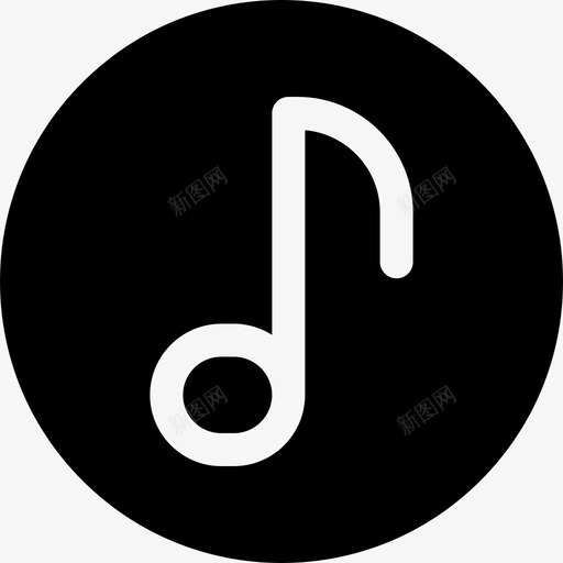 音乐笔记用户体验6已填充图标svg_新图网 https://ixintu.com 体验 填充 用户 笔记 音乐