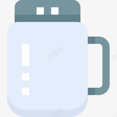 梅森罐烹饪食品和饮料2扁平图标图标