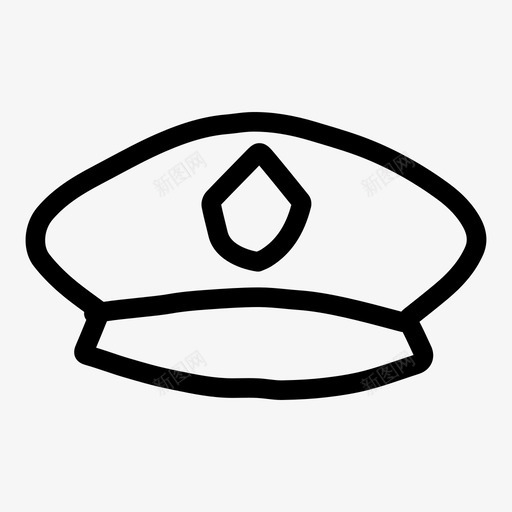帽子头盔职业图标svg_新图网 https://ixintu.com 头盔 帽子 职业