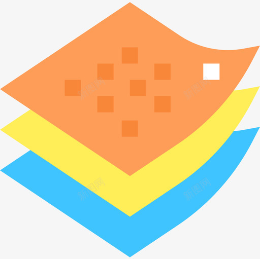 平缝面料图标svg_新图网 https://ixintu.com 平缝 面料