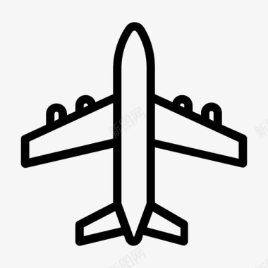 空运货物交货图标图标