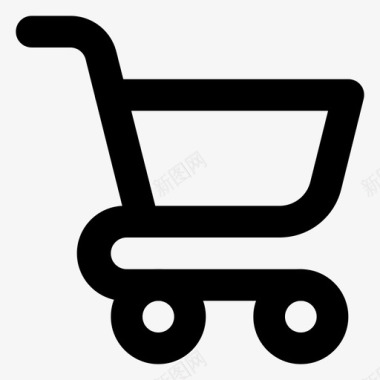 购物车电子商务网上商店图标图标