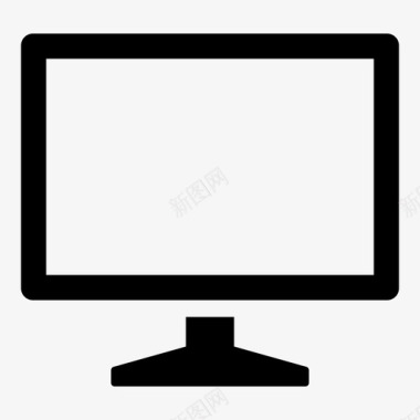 lcd桌面显示器图标图标