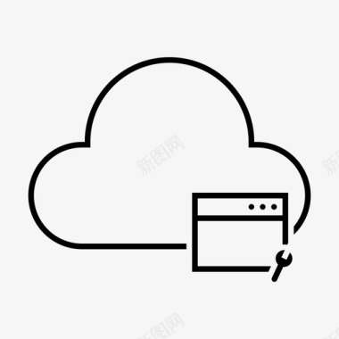 配置应用程序云服务图标图标