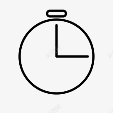 秒表时钟持续时间图标图标
