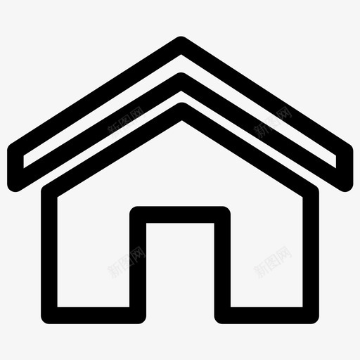 主页建筑仪表板图标svg_新图网 https://ixintu.com 主页 仪表板 图标 建筑 房子