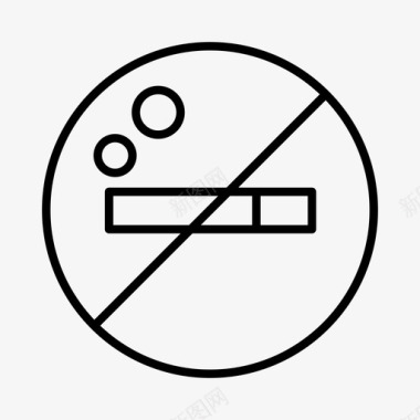 禁止吸烟海外飞机图标图标